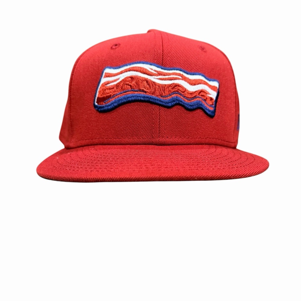 New Era 59FIFTY MiLB Fitted Hat 7 3/4 Red Minor League Baseball Authentic Cap